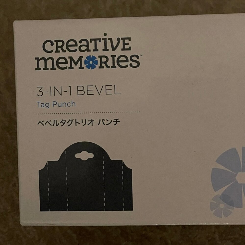 Creative Memories 3-in-1 Bevel Tag Punch